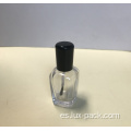 5ml10ml 15 ml de botella de vidrio de esmalte de uñas cuadrada vacía